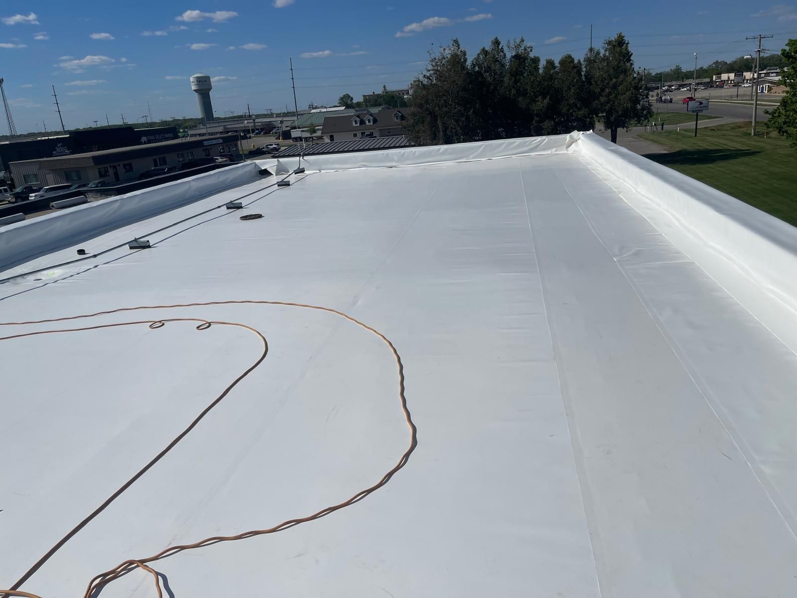 Iowa Select Farms- Commercial PVC Roof Installation by Grell Roofing, LLC