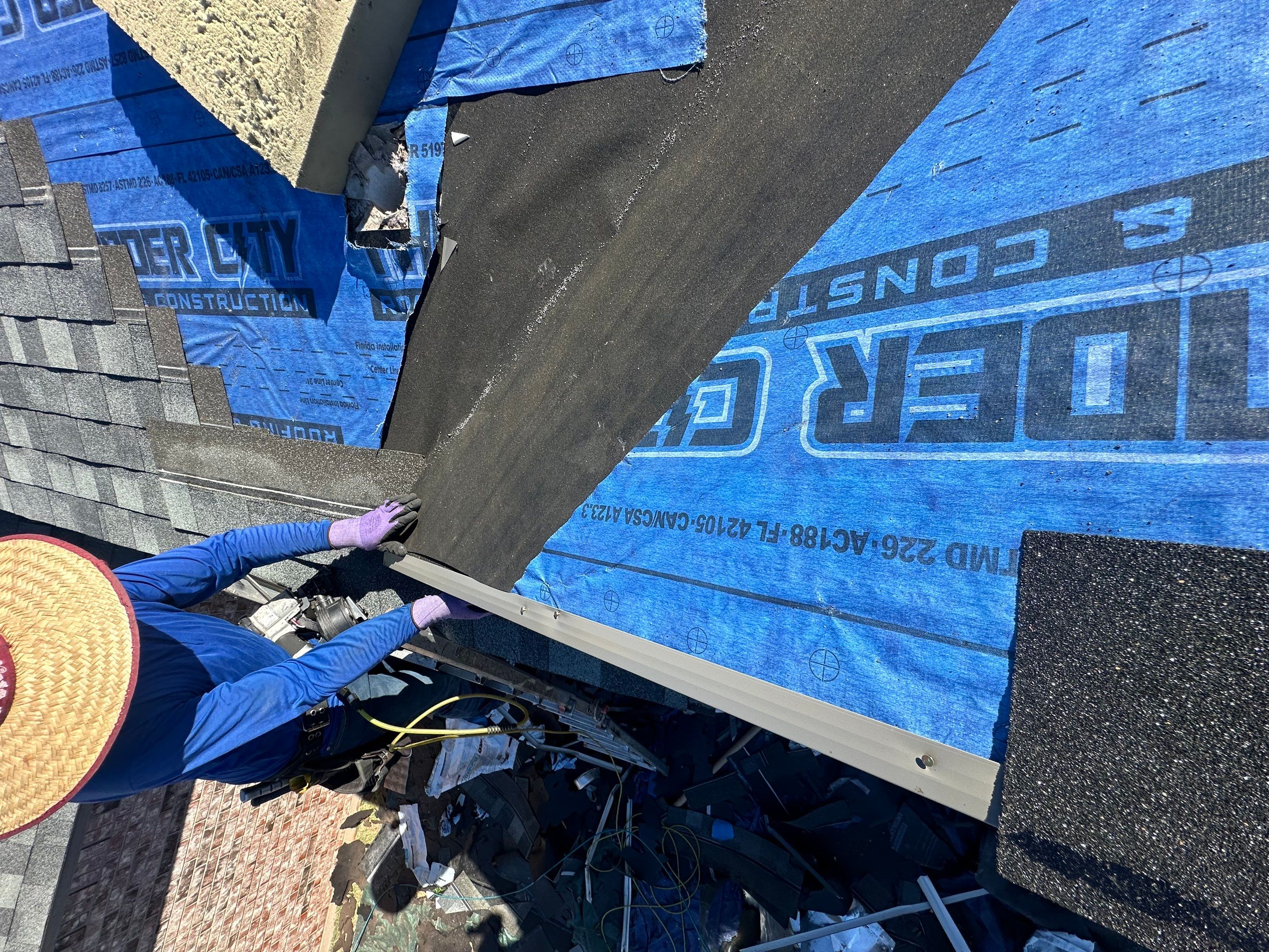 Residential Roofing Installation using iko Dynasty Castle Grey by Thunder City Roofing