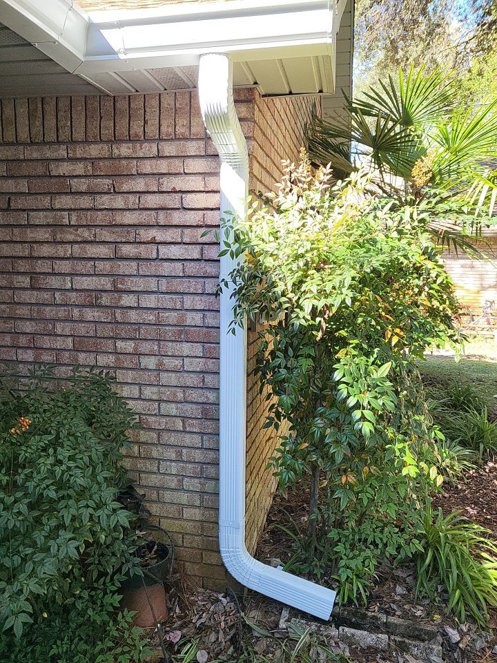 Seamless Gutter Installation using K-Style Seamless Gutters and LeafBlaster Pro Gutter Guards by Gutter Professors
