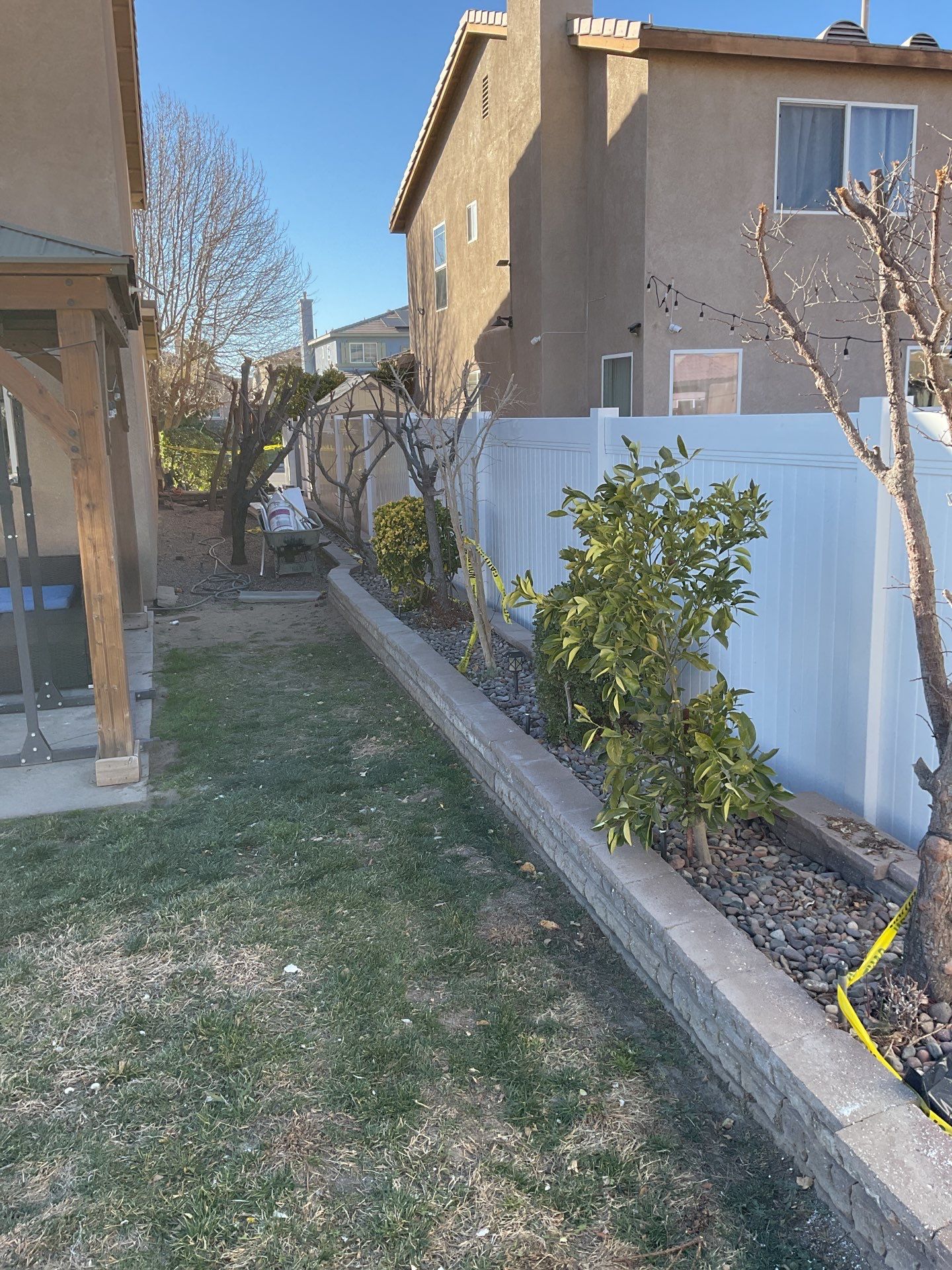 Fence Installation using Vinyl by Fence Guys Inc.
