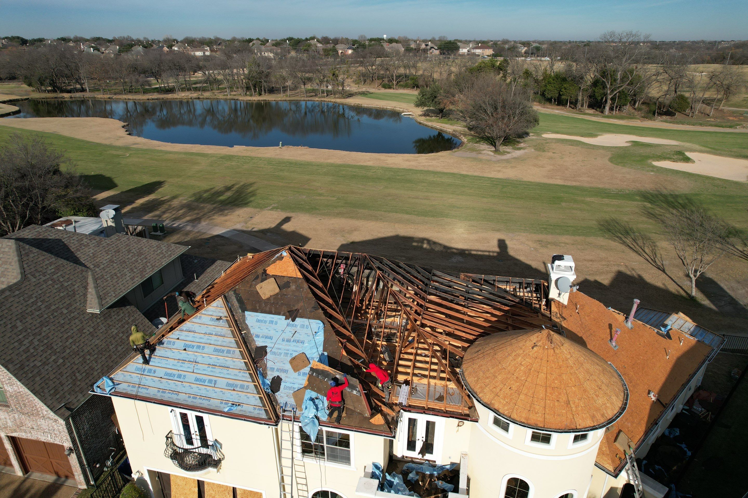 Project in Garland  by Zeus Exteriors