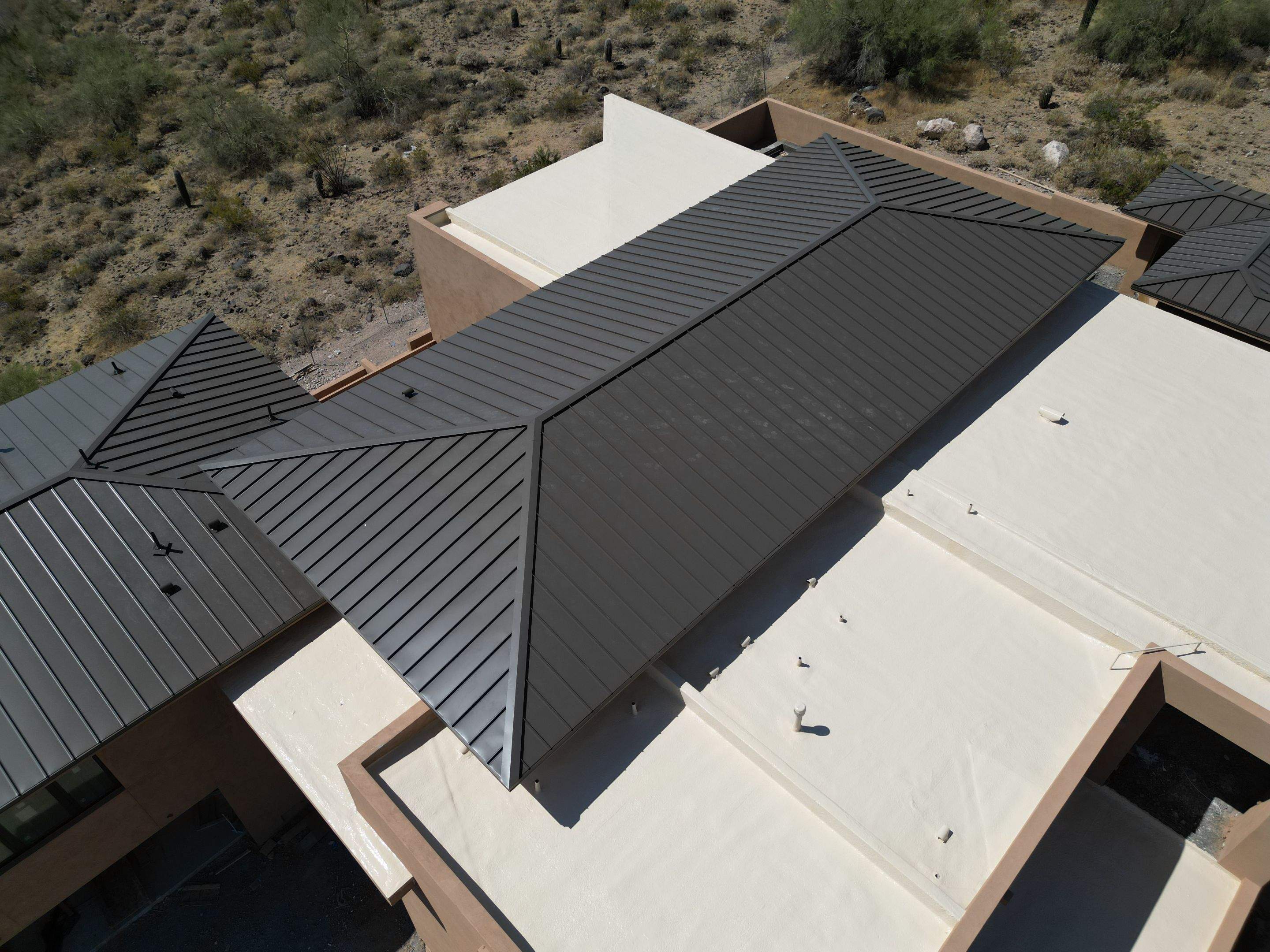 Burnished Slate Standing Seam by Reimagine Roofing