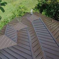 24ga 1.5" Snap-Lock Mansard Brown  by Total Roofing System The Metal Roof Experts