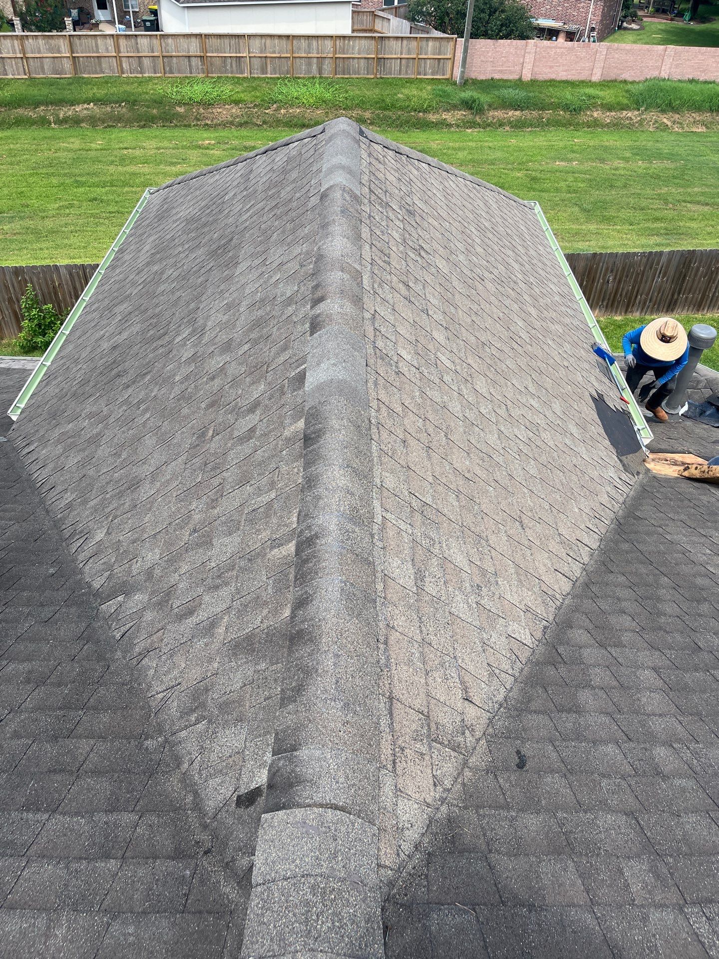 Hail Damage using Owen's Corning Duration (Lifetime) Shingles by Roof Repair Company