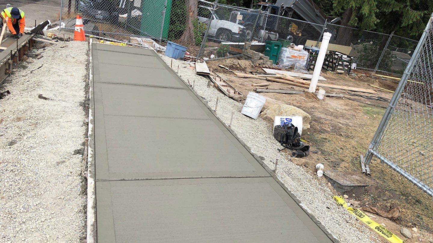 Ken | Driveway & Walkway Pour, Concrete Project by Jireh Asphalt & Concrete Inc 