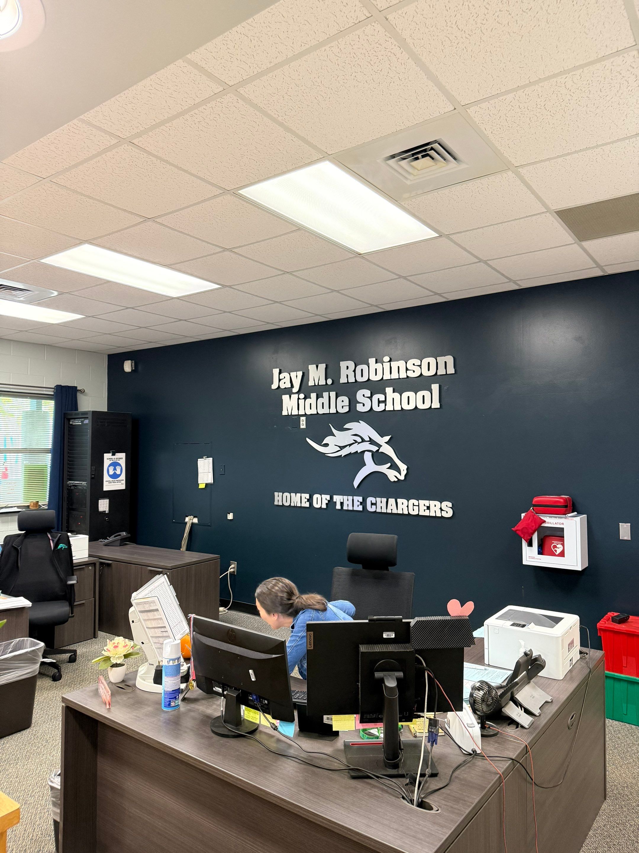 Jay M. Robinson Middle School by QC Signs and Graphics