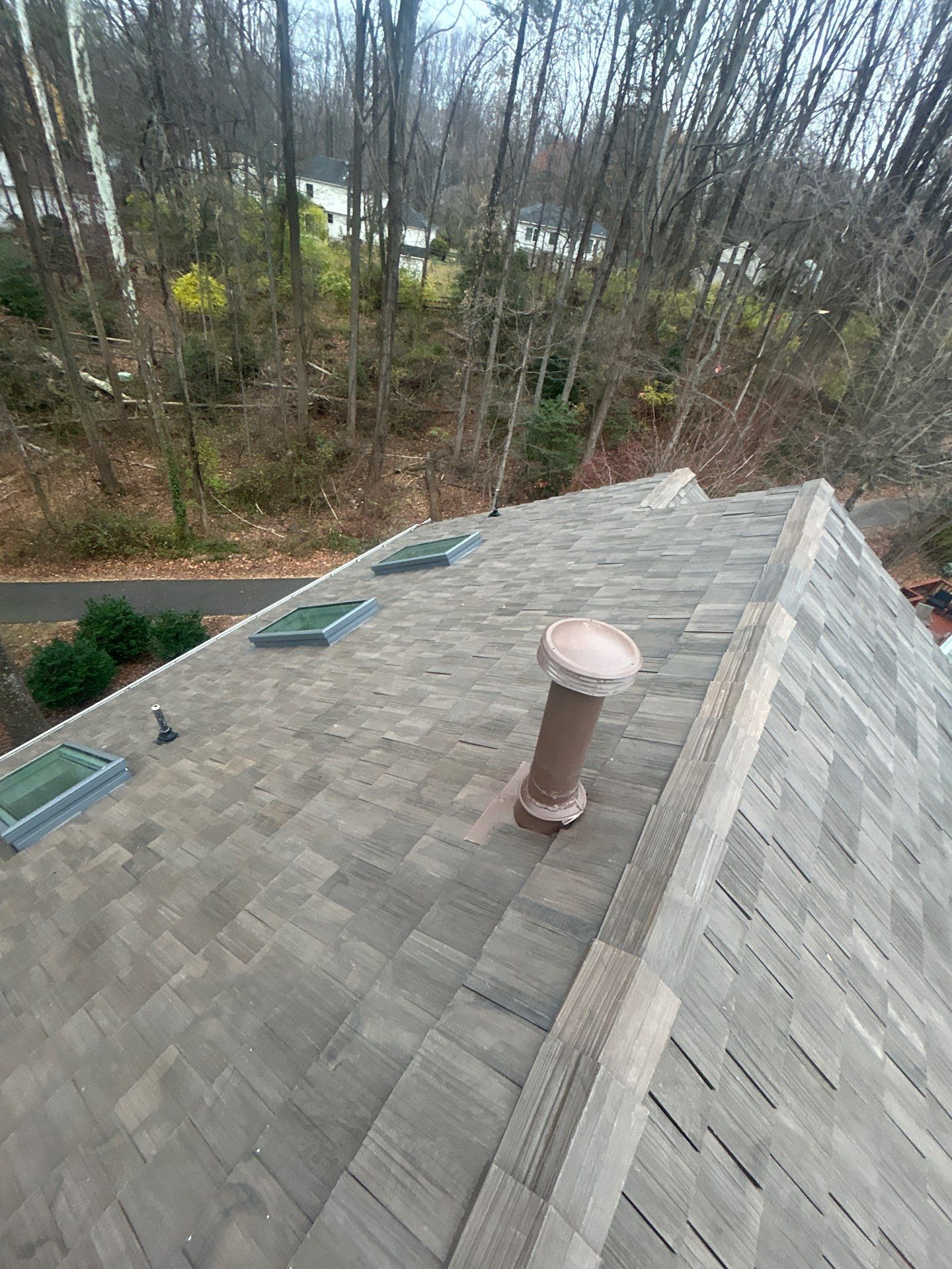 Reston :  Residential Roof Replacement with Brava Synthetic Cedar Shake Class C Natural  by RM Banning, Inc.