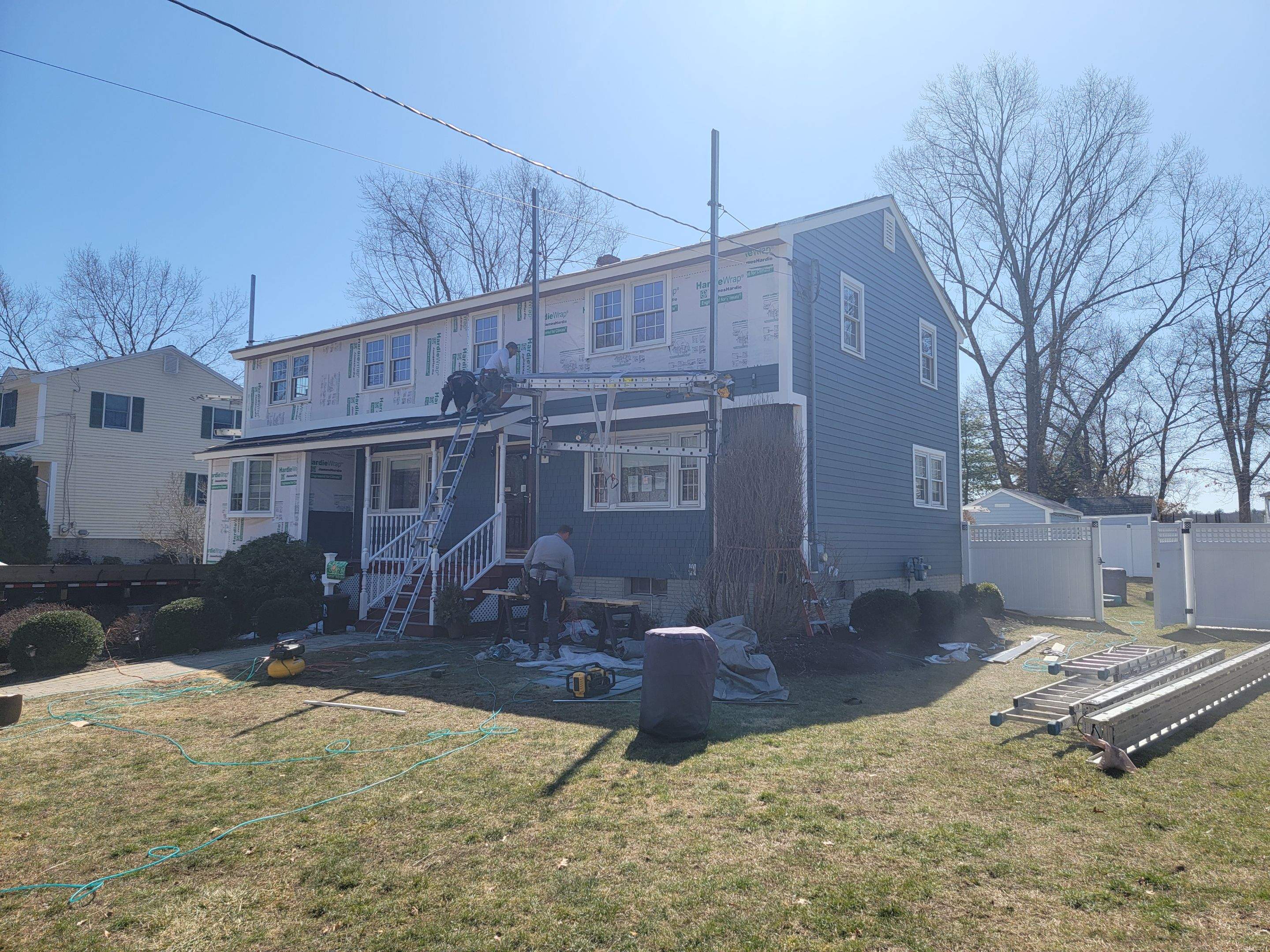 Siding Installation using James Hardie by UBrothers Construction
