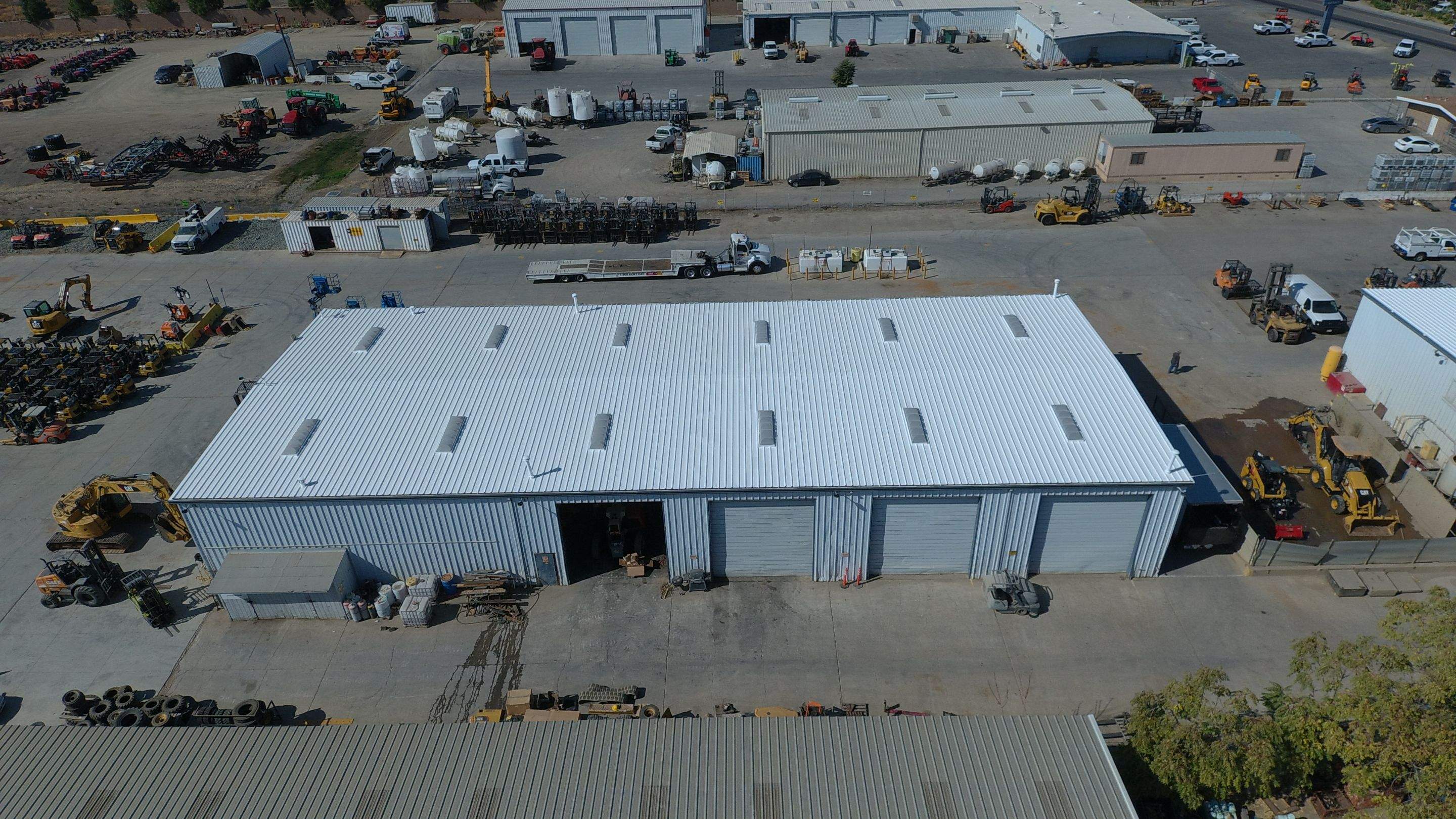 MR Roofing system using Conklin Benchmark/PUMA XL fabric and coating by Straight Edge Roofing Inc