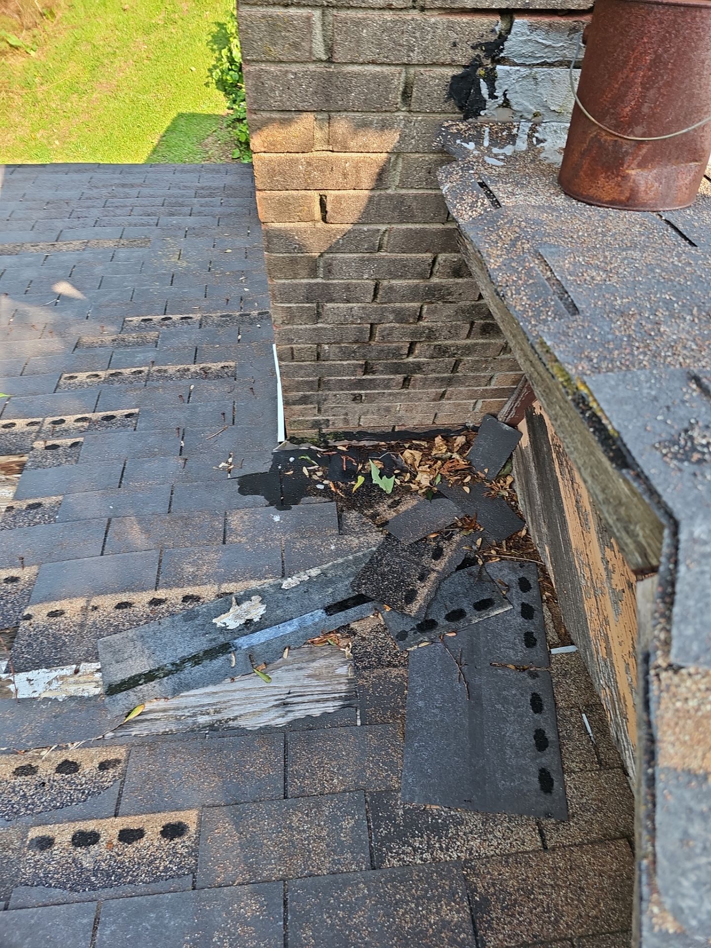 Syler roofing job by BROCK BUILDERS 