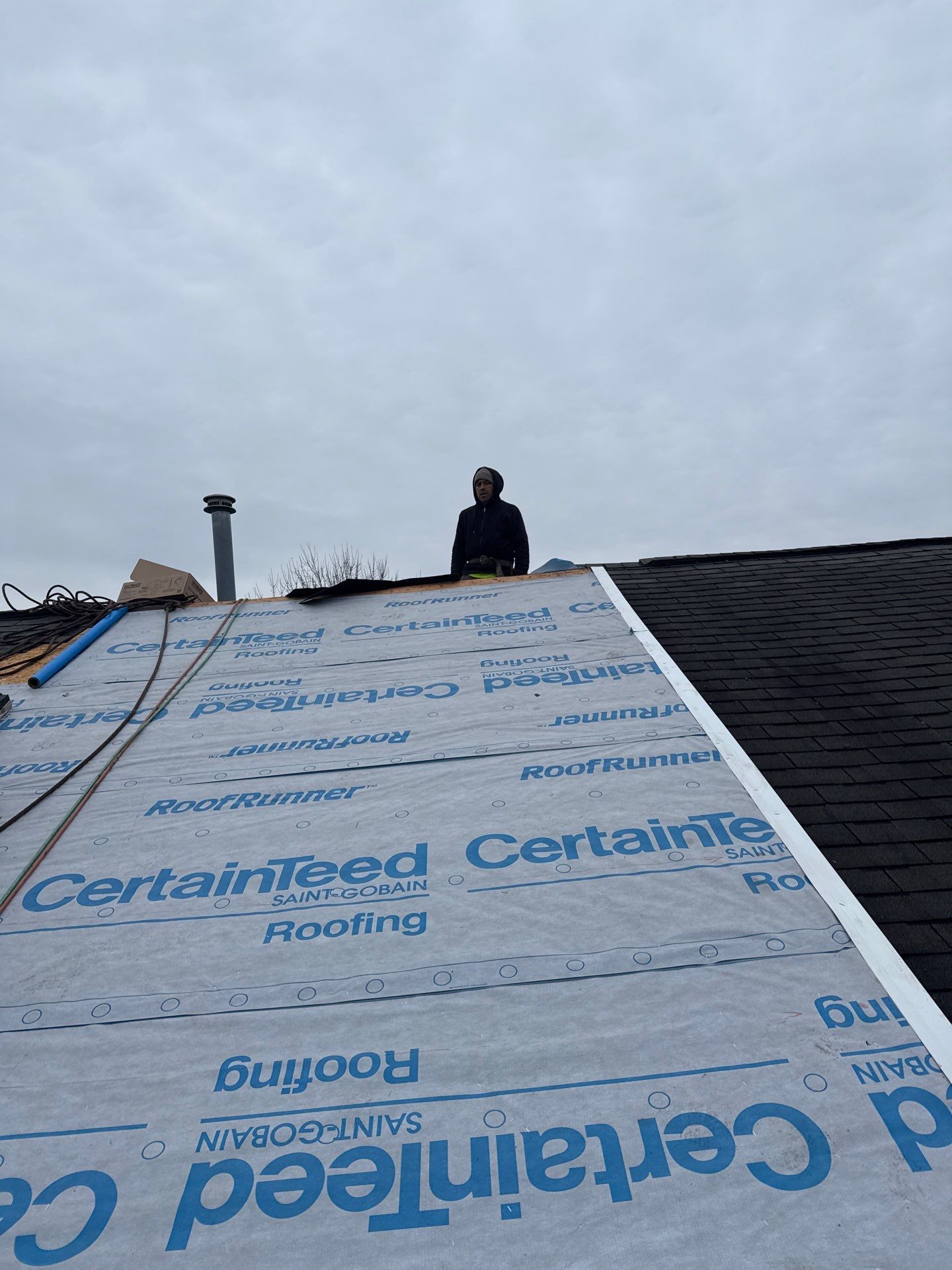 Fairfax: Residential Roof Replacement with CertainTeed Landmark in Charcoal Black by RM Banning, Inc.