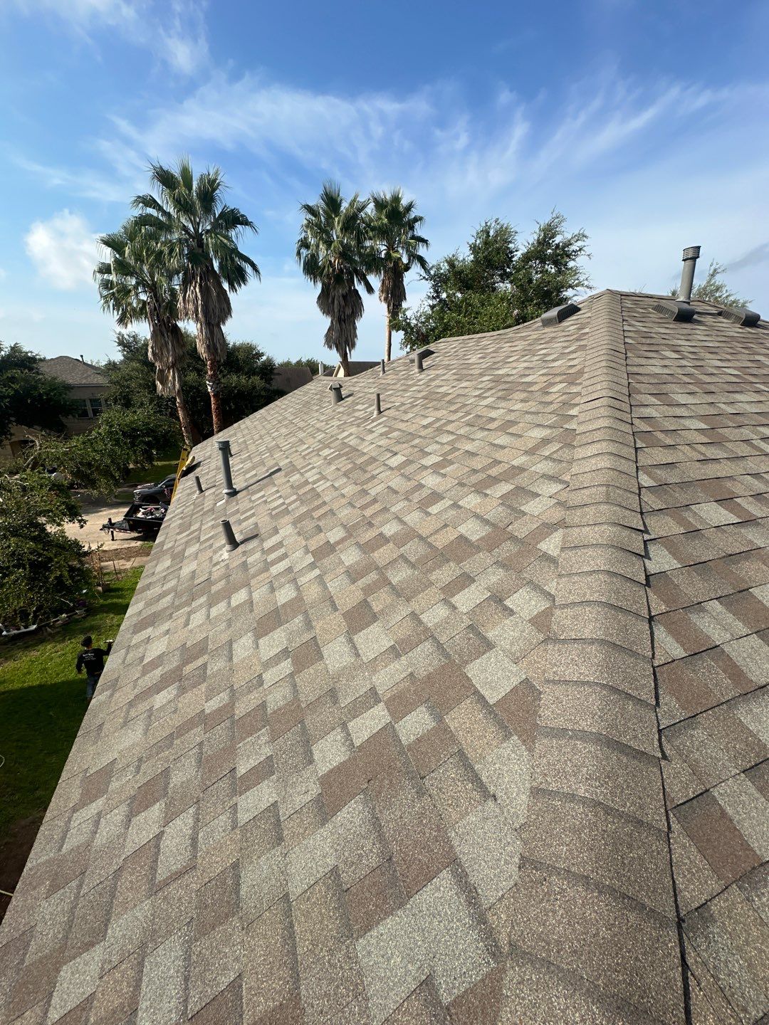 Residential Roofing Installation using Owen's Corning Duration (Lifetime) Shingles by Roof Repair Company