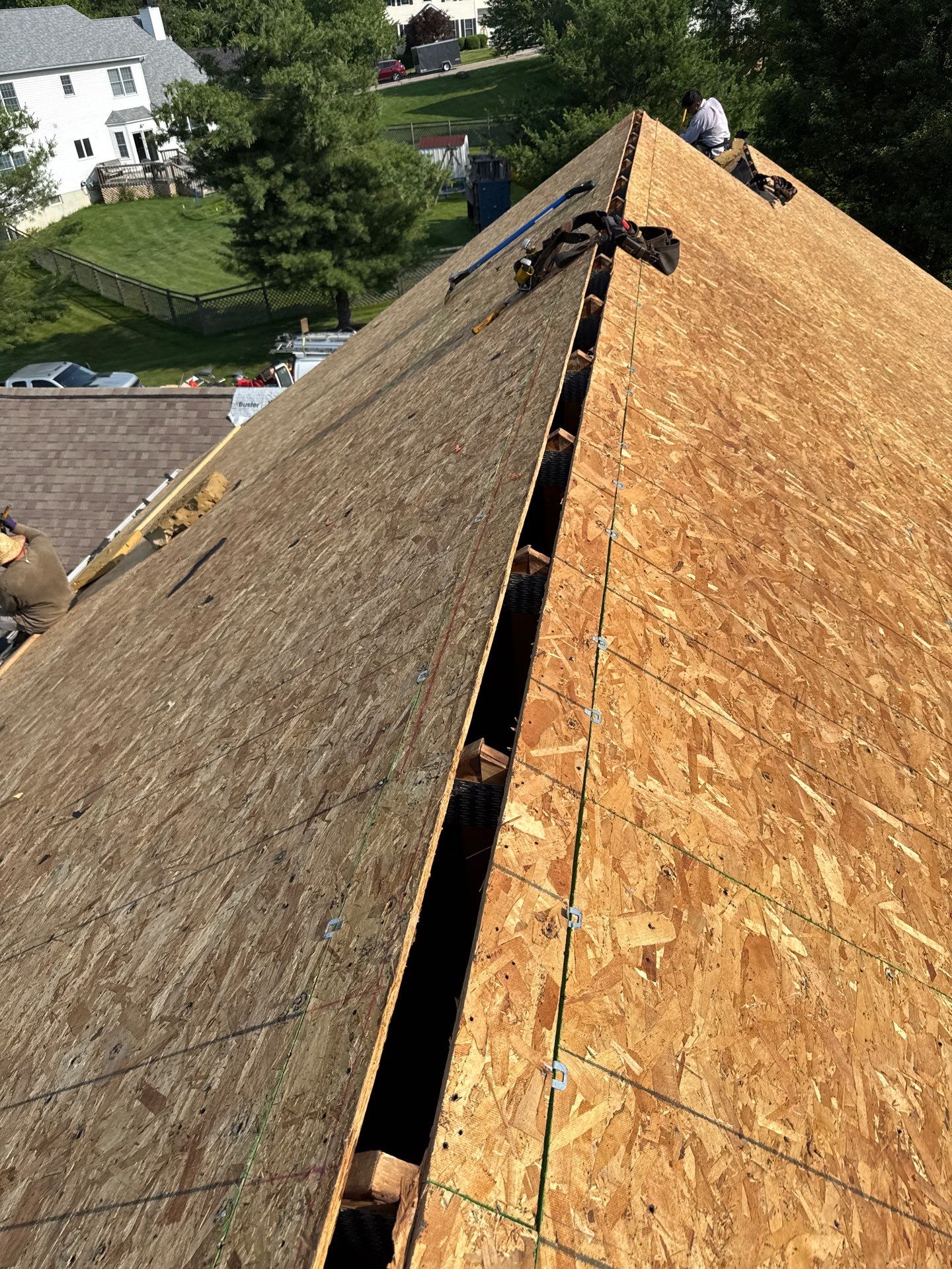 Residential Roofing Installation using GAF Timberline HDZ Mission Brown by Rainstoppers Roofing