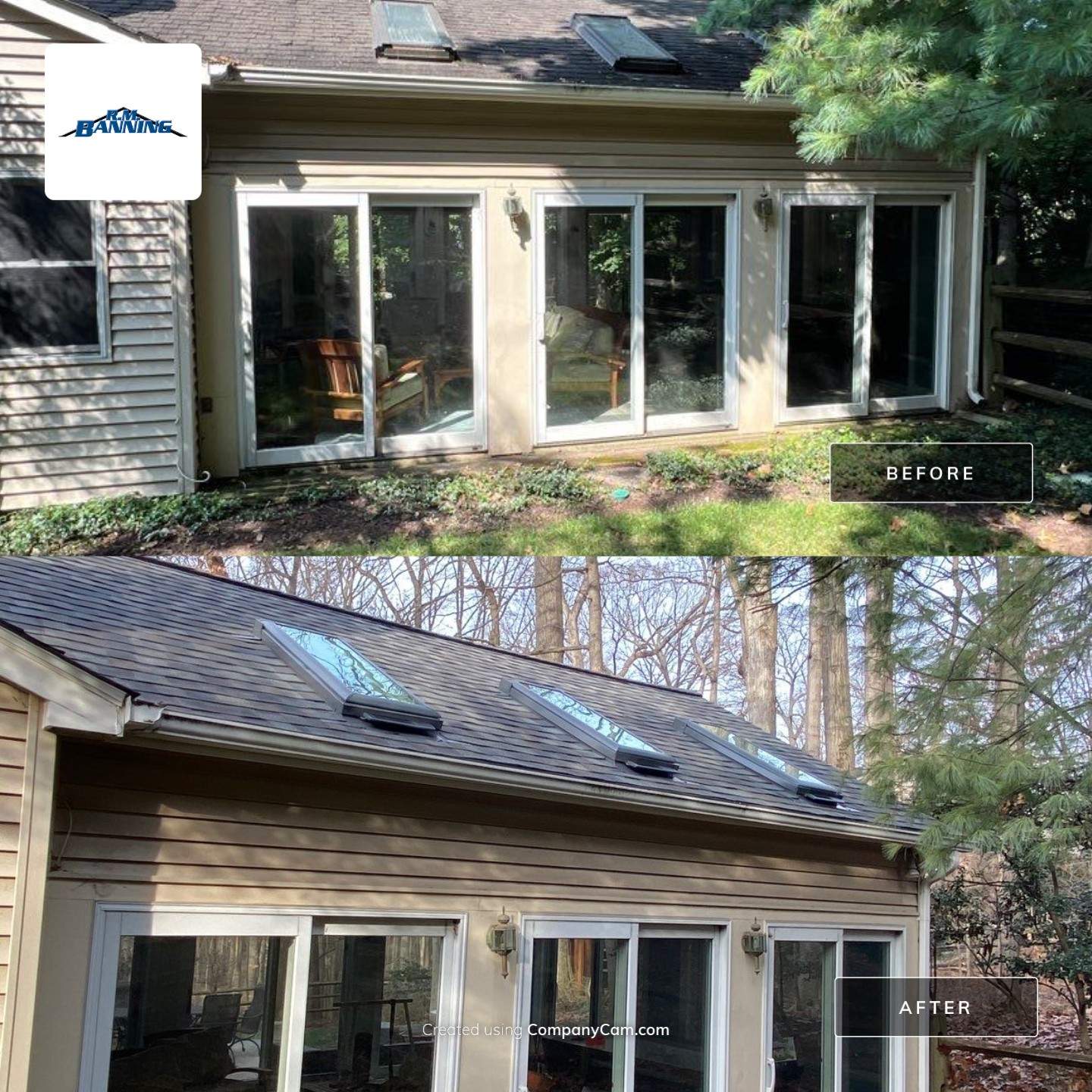 Vienna: Certainteed Landmark Pro Designer Shingles in Max Def Driftwood by RM Banning, Inc.