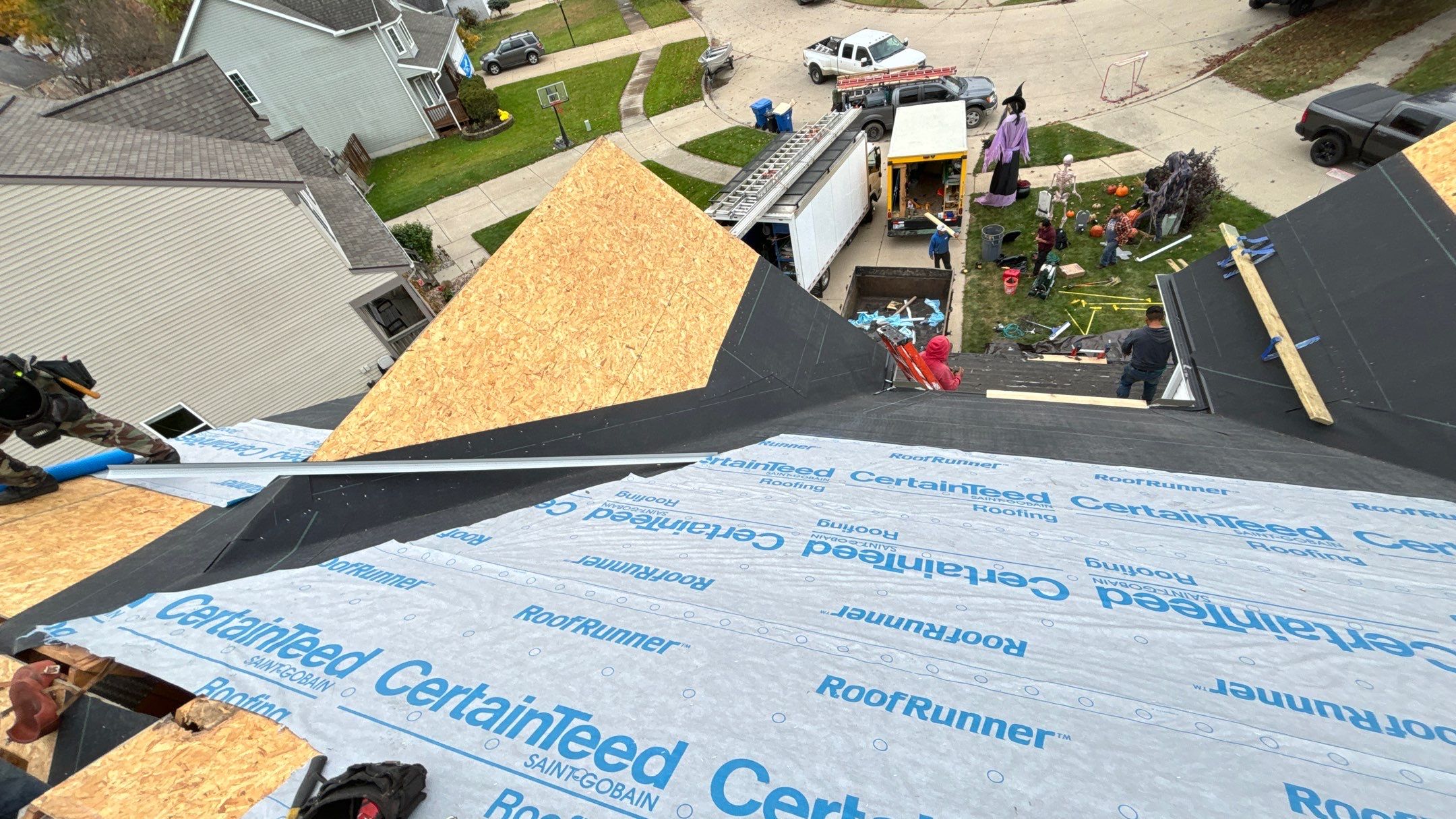 Roof Replacement using CertainTeed Landmark by 180 Contractors