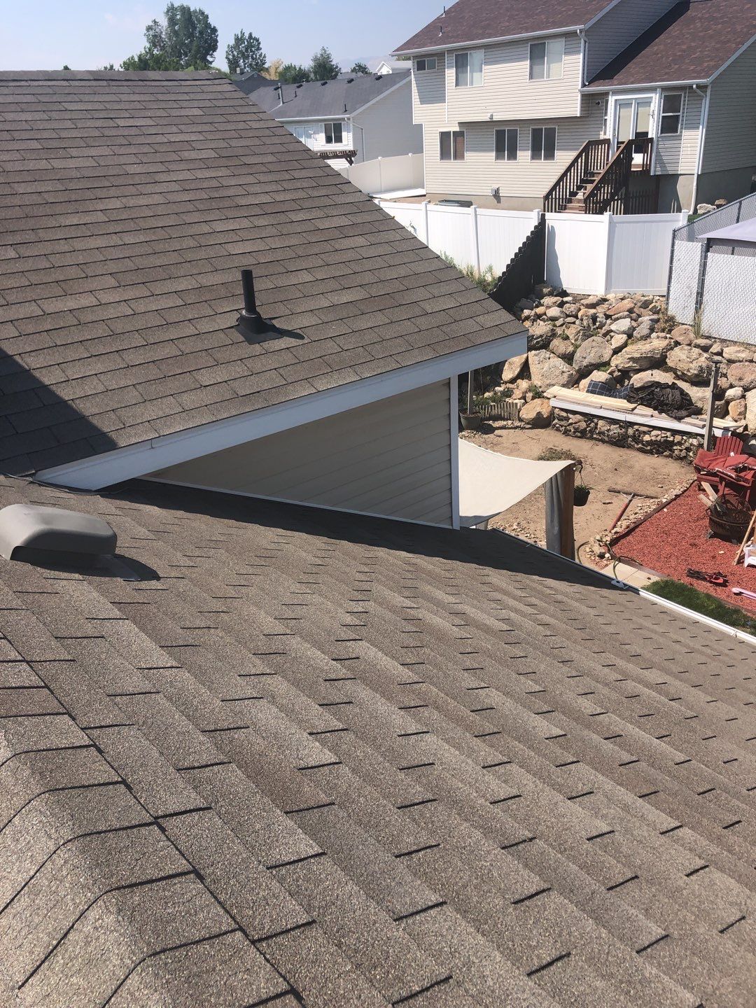 Storm Damaged Roof using GAF Timberline HDZ - Lifetime Shingle by The Roof Doctor