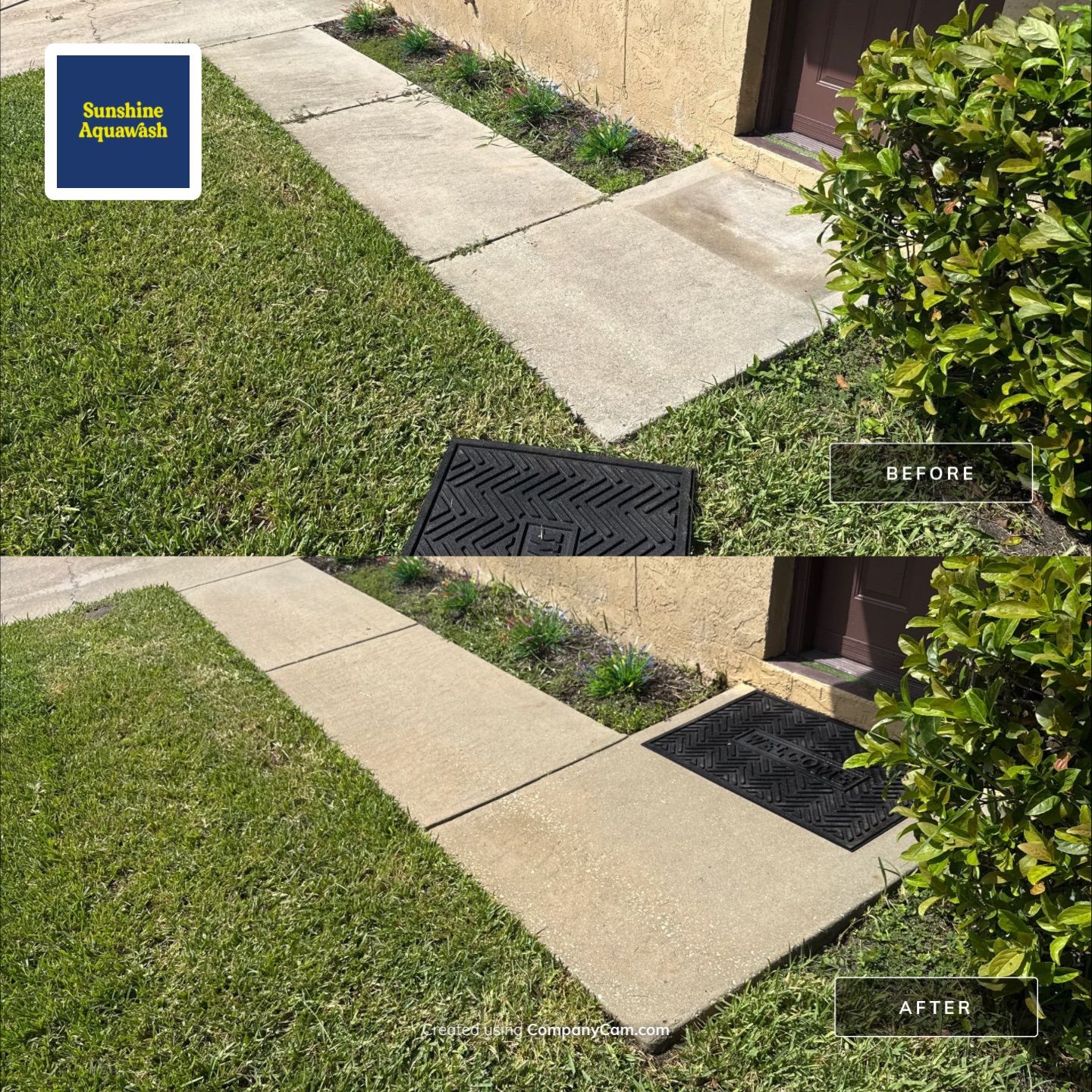 Concrete Driveway & Paver Cleaning – Sylvan Oaks, Palmetto, FL by Sunshine AquaWash