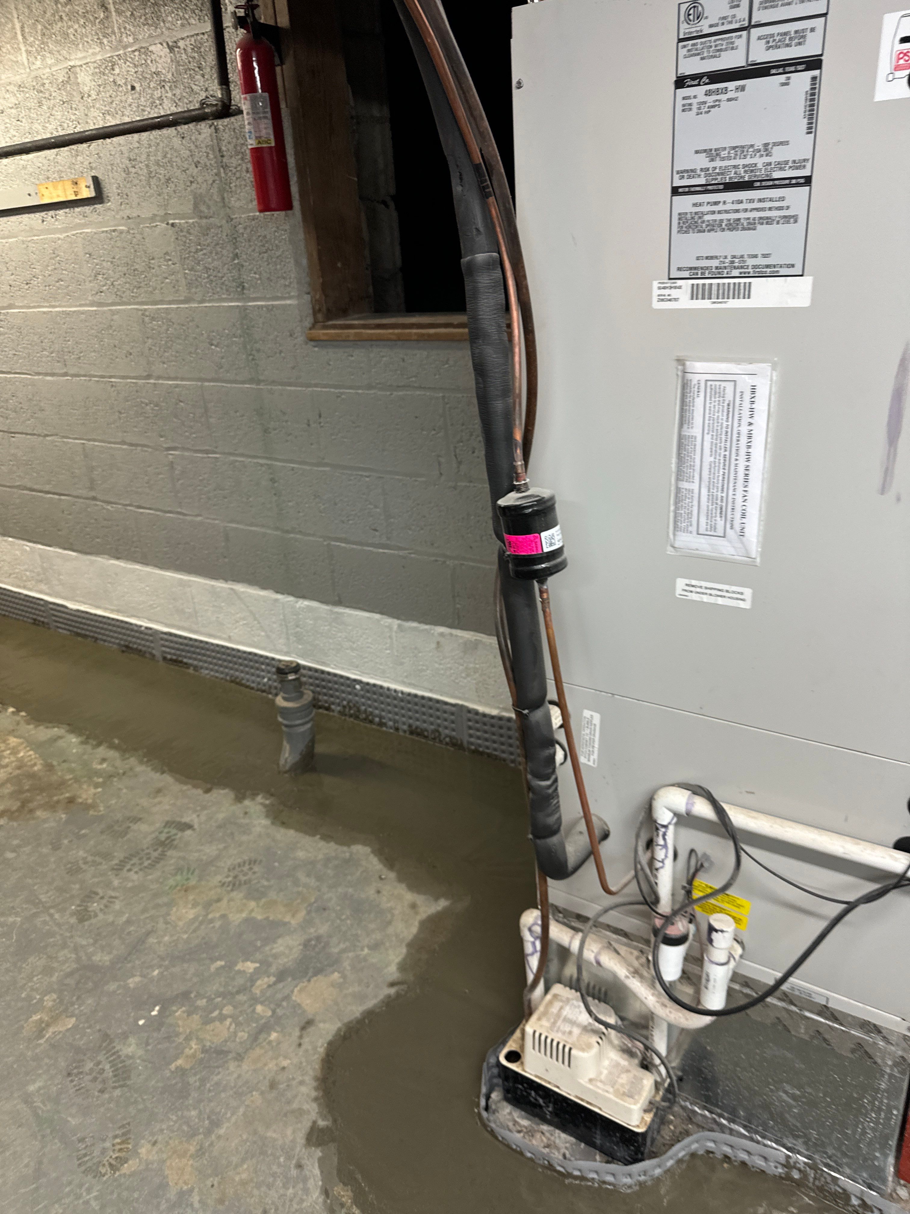 Interior French Drain Basking Ridge NJ by Pure Service Pro, LLC 
