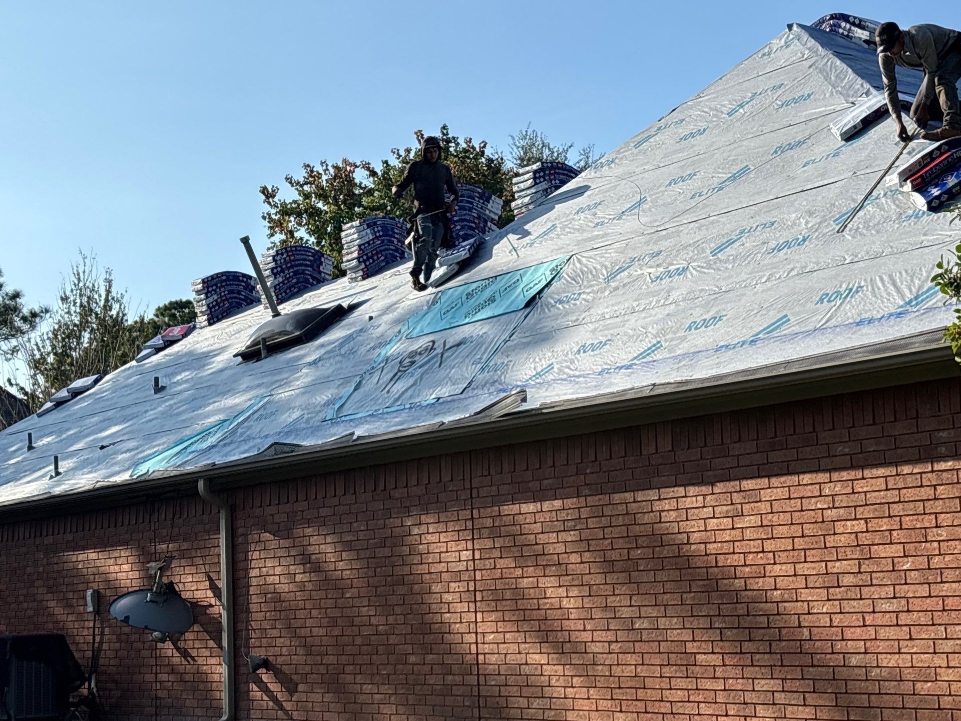 Residential Roof Replacement using GAF- Weathered Wood by Elite Roofing LLC