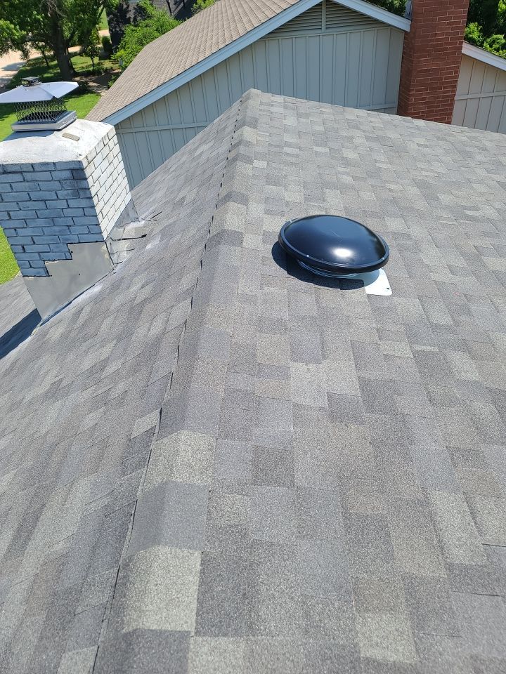  full roof and vent replacement in Norman by McCann's Roofing and Construction