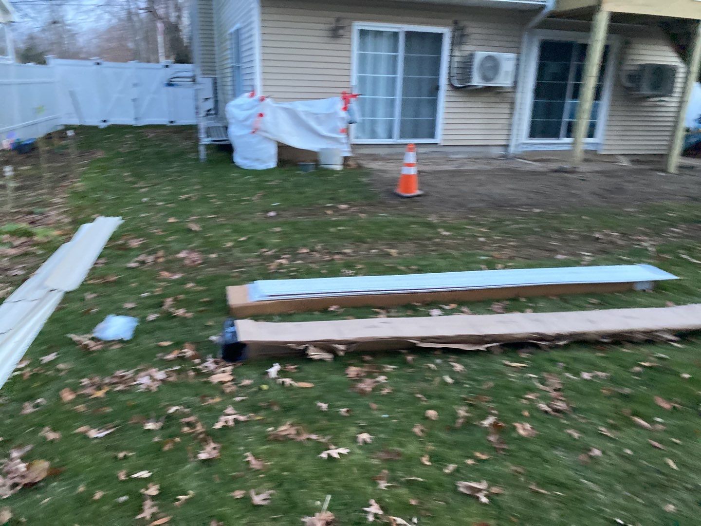 Siding Repair using Certainteed Mainsteet D4 and EPDM roof under deck by A Plus Exterior
