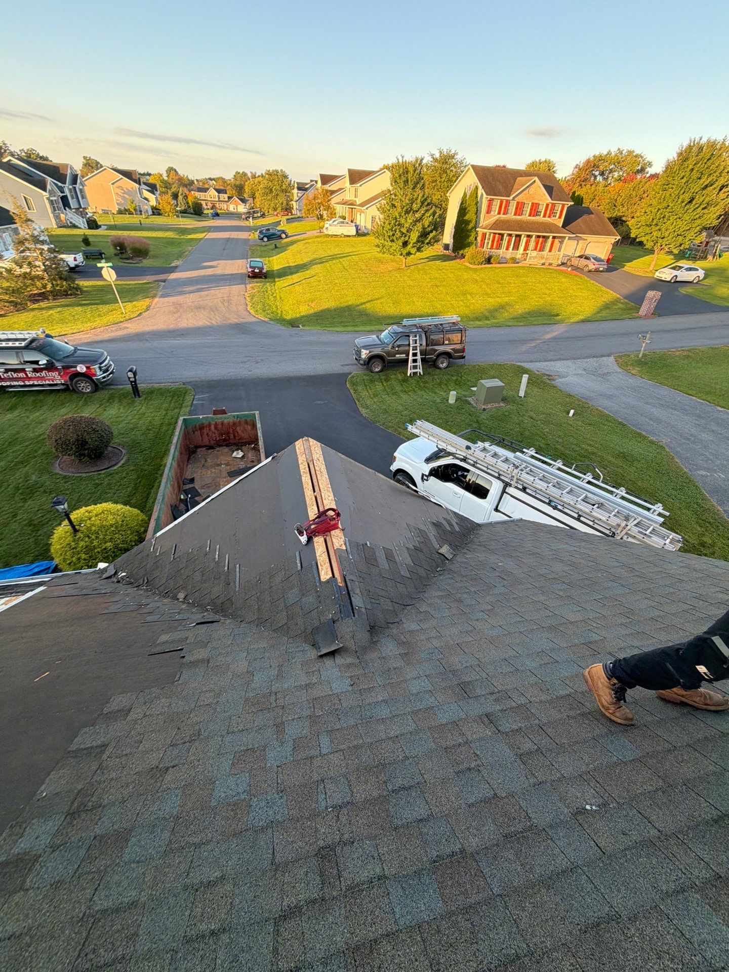 Residential Roof Installation Featuring GAF Timberline HD Shingles in Chambersburg by Teflon Roofing