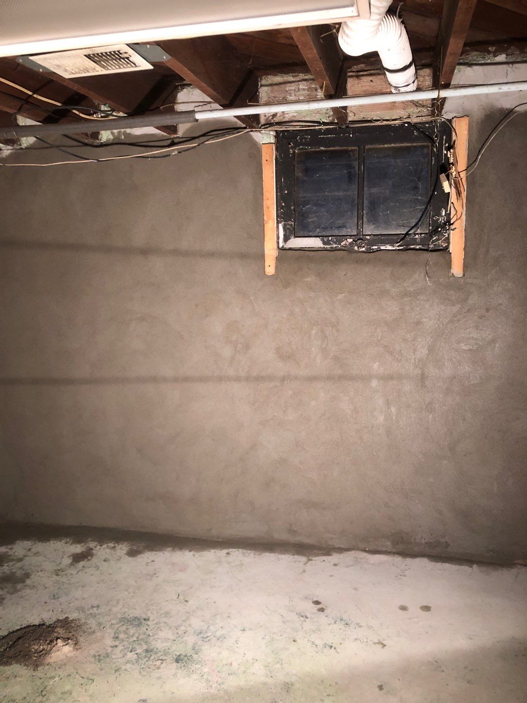 Wall repair with Fortress Invisibeams by ACE Waterproofing & Basement Solutions