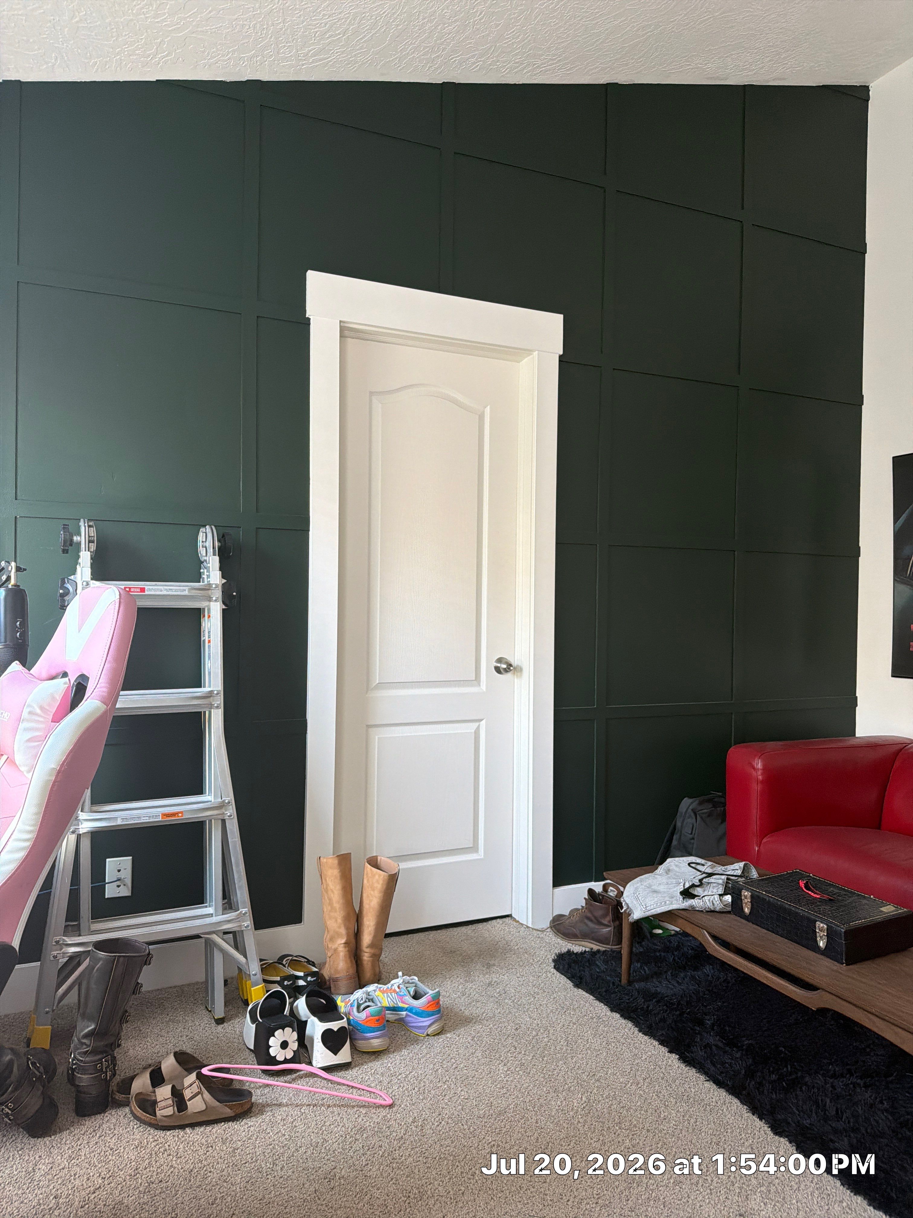 Custom Board and Batten Accent Wall Installation in South Salt Lake by CompanyCam Sales Demo