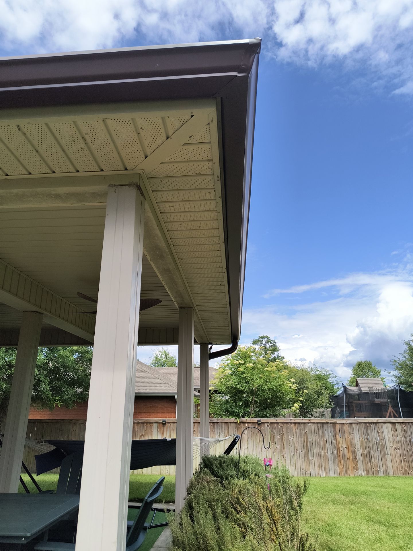 Premium K-Style Seamless Gutters in Panama City FL by Gutter Professors