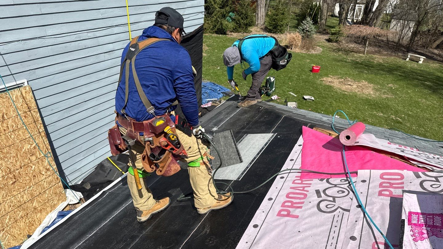 Roof Replacement using Owens Corning Estate Gray by 180 Contractors