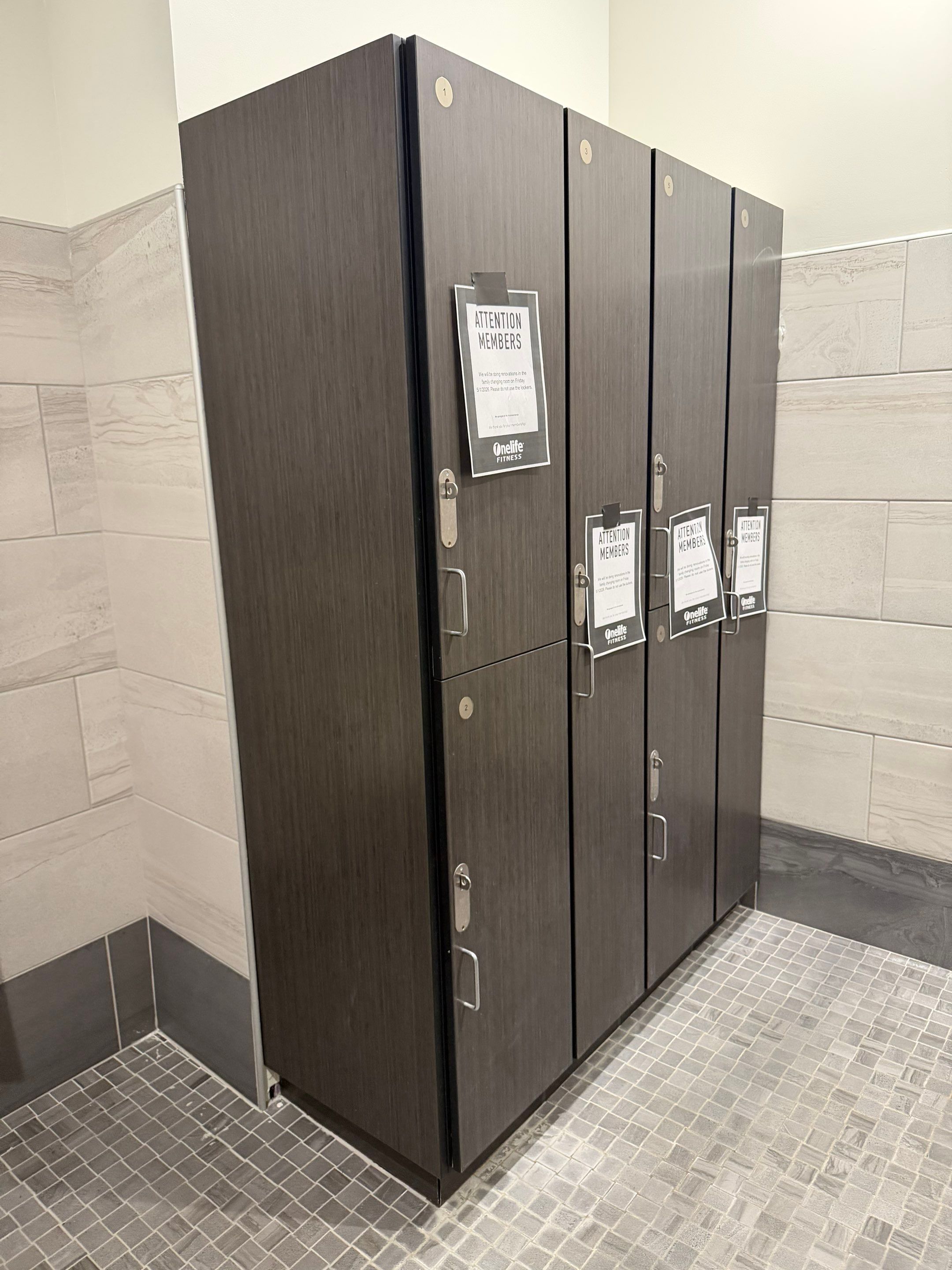 Martinsburg OLF - Family changing room lockers removal by Nova HomeWorks