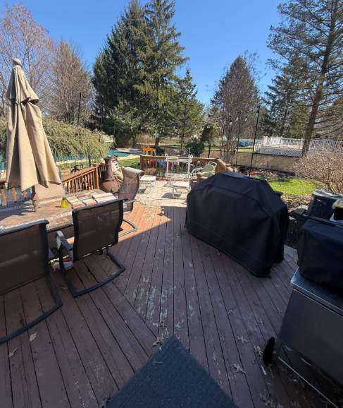Deck Resurface In Richboro PA With Pergola by deck guardian