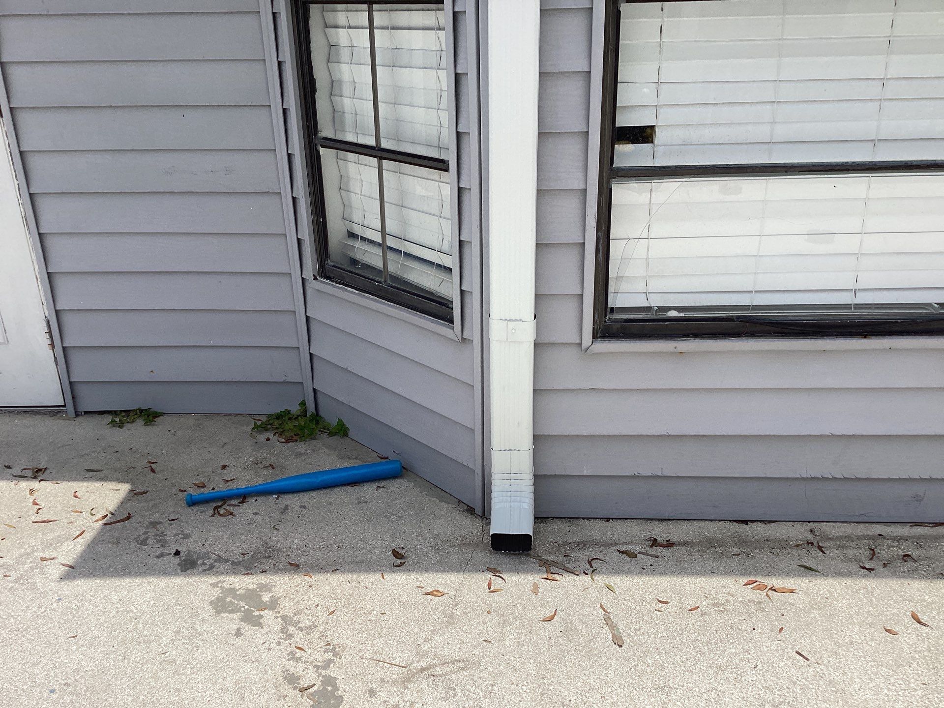 Aluminum Seamless Gutters using Splash Guard in Cape Coral FL by Gutter Professors