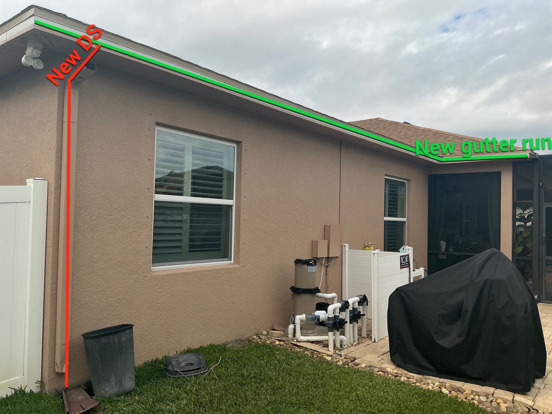 Replacing Old Gutters in Sun City Center FL by Gutter Professors