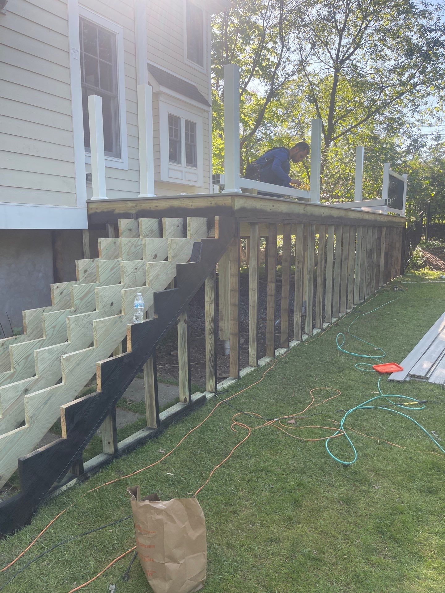 Deck Resurface with Extension by deck guardian