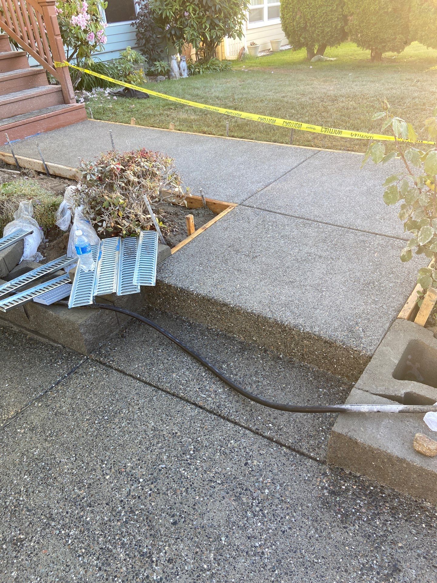 Concrete Patio & Driveway Renovation with Retaining Wall | Seattle  by Jireh Asphalt & Concrete Inc 