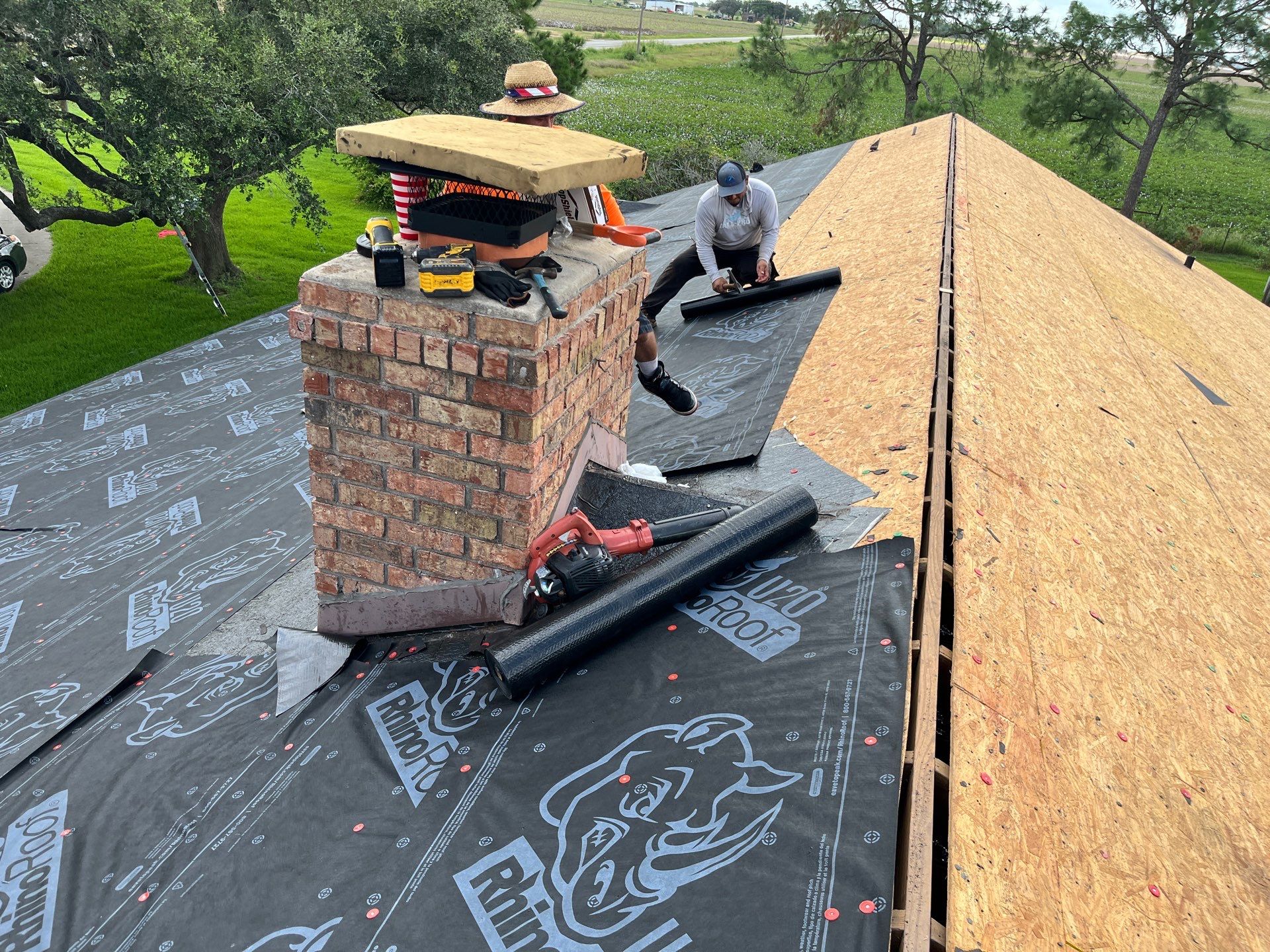Residential Roofing Installation using Owen's Corning Duration (Lifetime) Shingles by Roof Repair Company