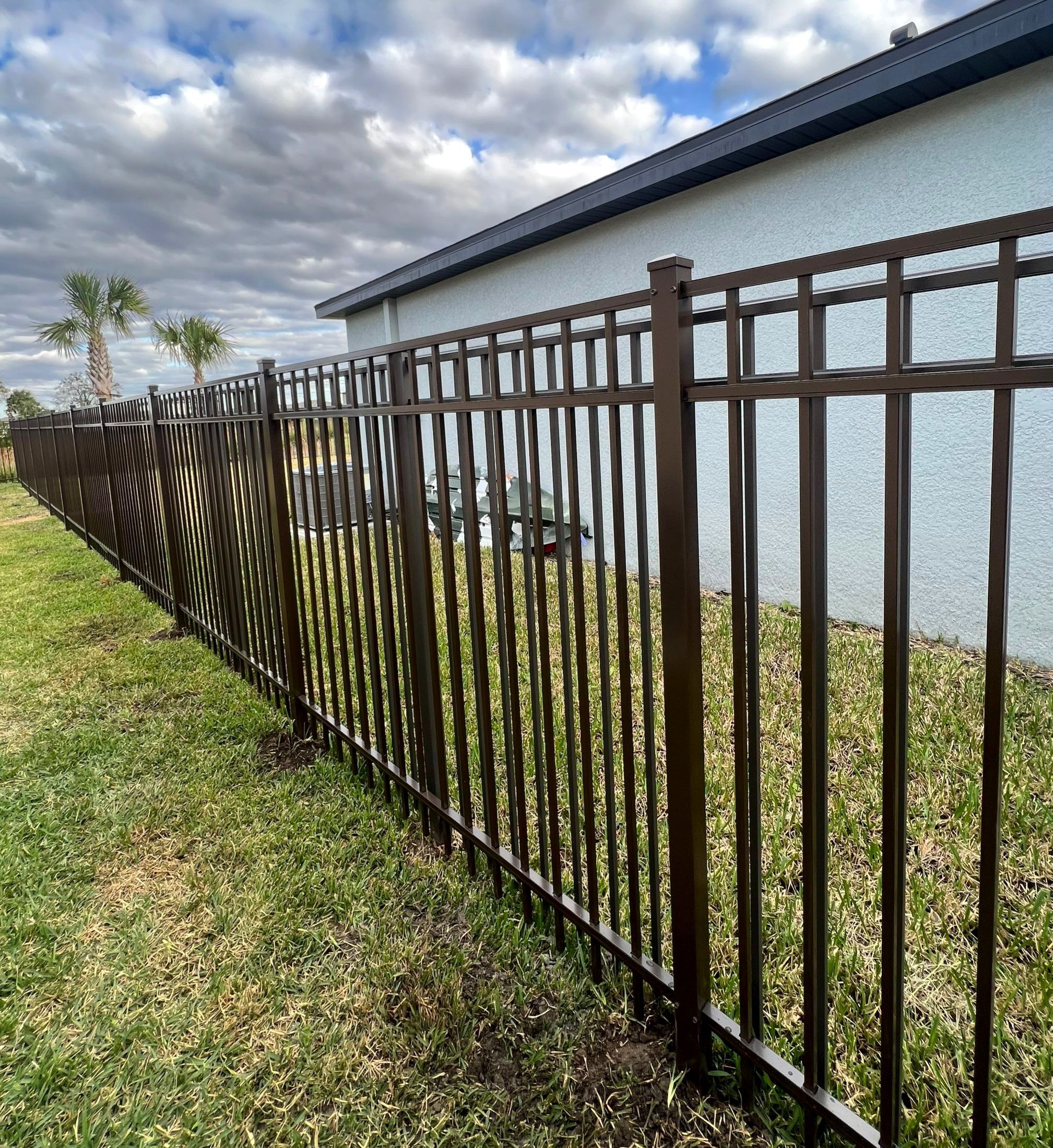 Aluminum Fence Installation using Aluminum Decorative Fence  by Asap fence and gates, LLC
