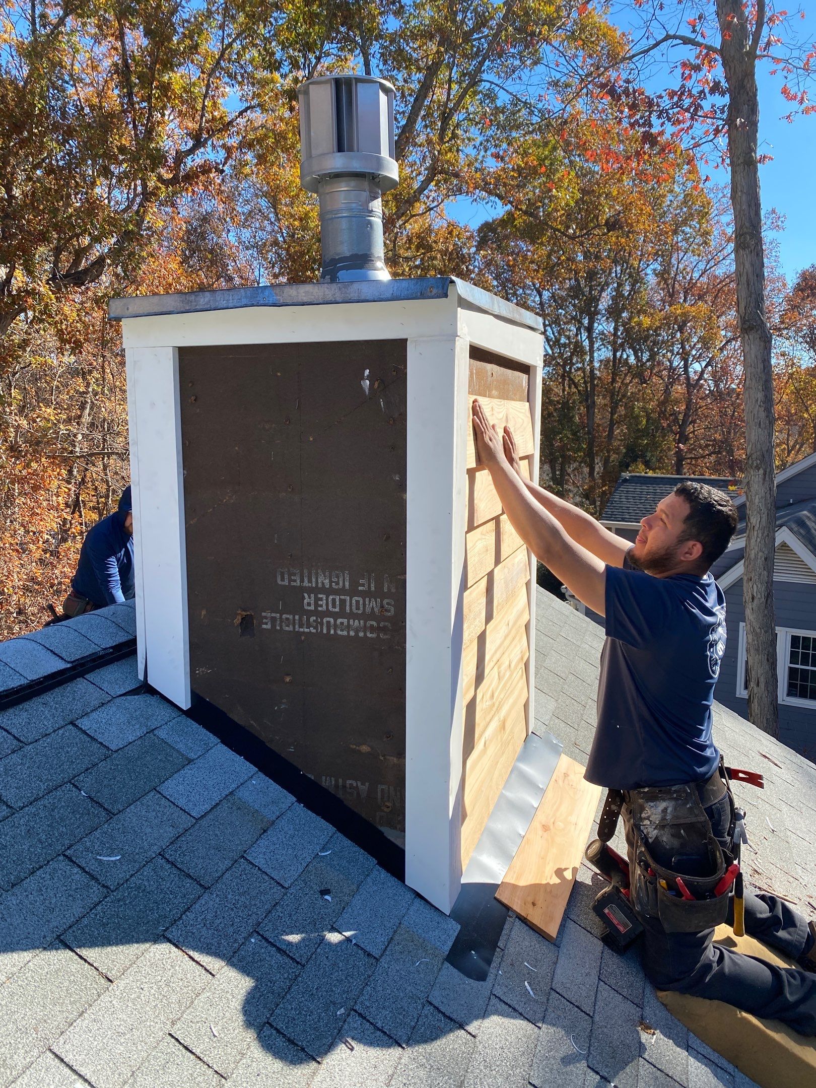 Roof Repairs/Chimney Siding  by Pro Performance Roofing