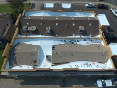 Spray foam and coatings using Conklin Benchmark/PUMA XL coatings and spray foam