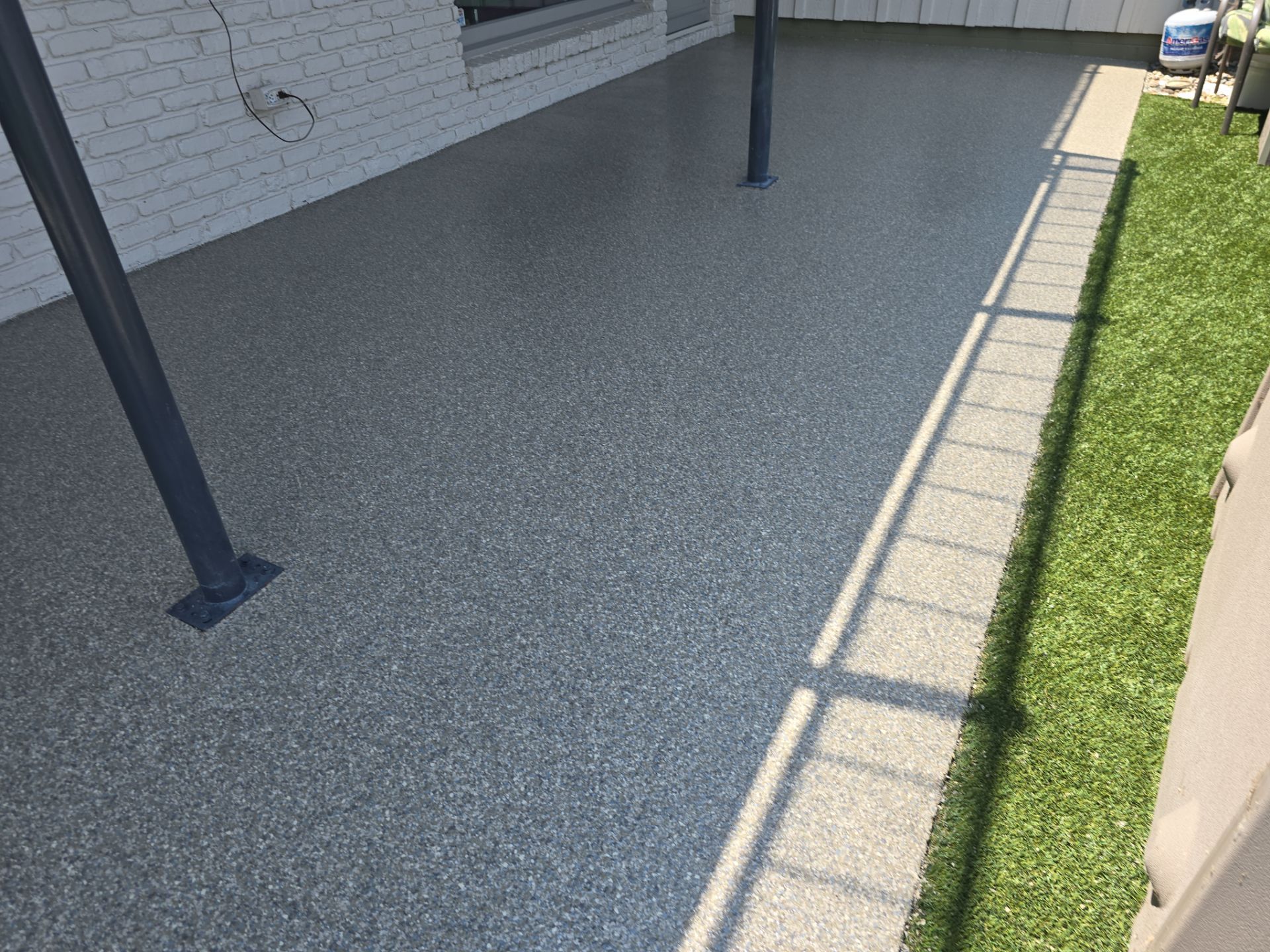 Patio Coating in Elkhart! by Innovative Spaces / Innovative Concrete Coatings