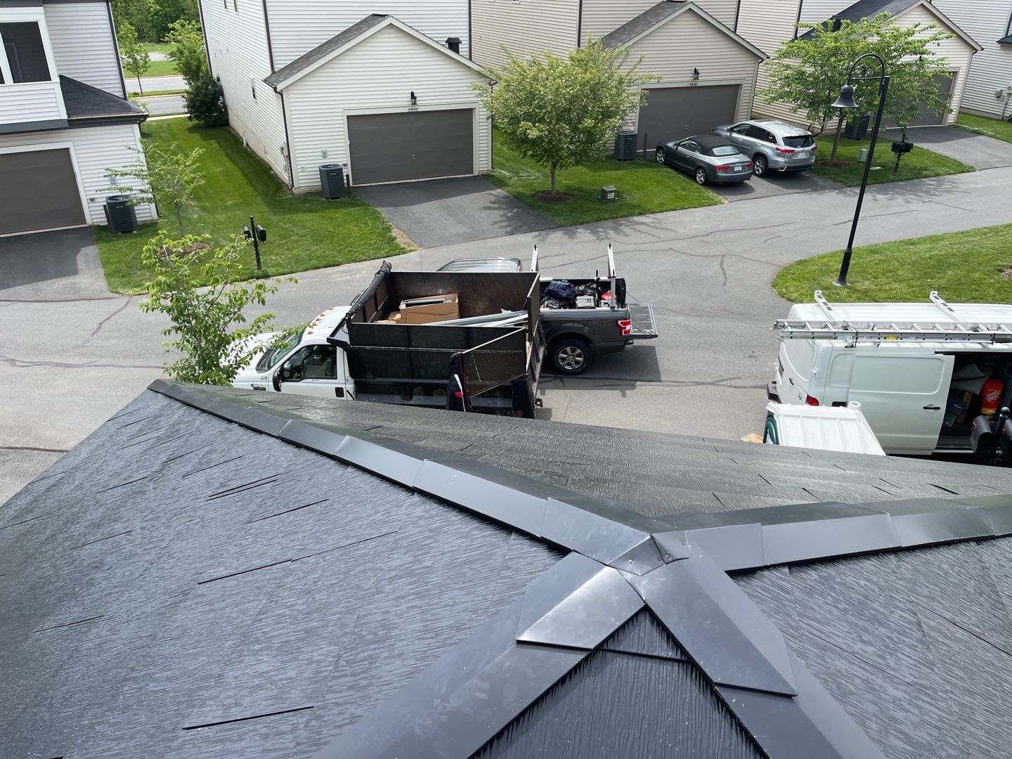 Tesla Solar Roof using Tesla Solar Roof V3 tiles by American Home Contractors