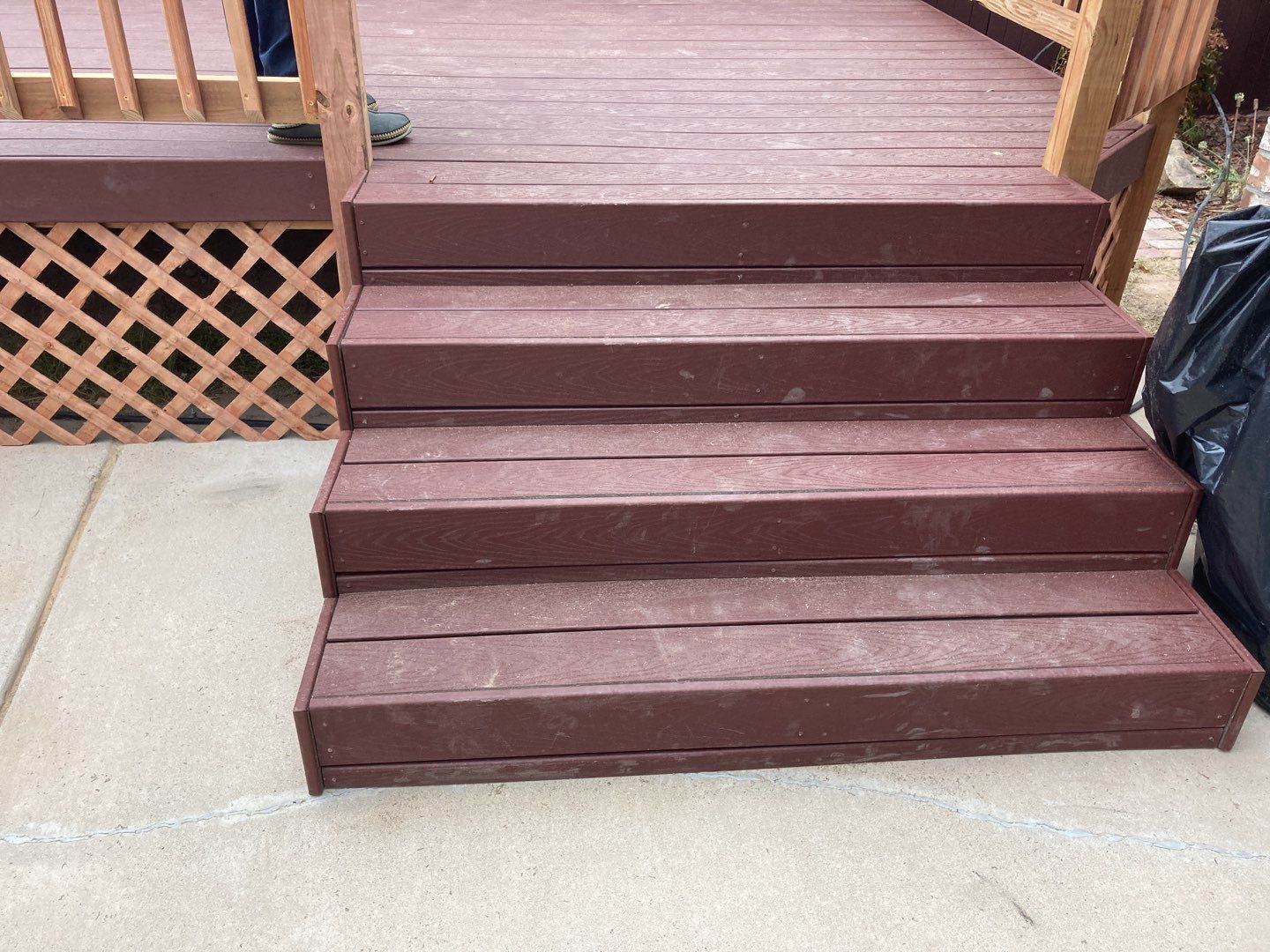 Deck Installation using Trex by Rio Grande Building & Storage