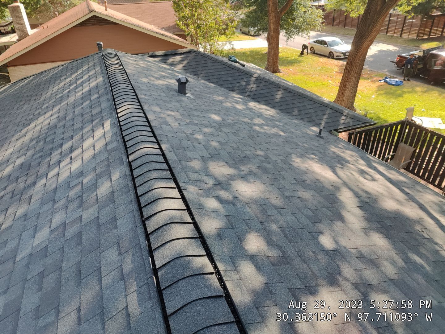 Residential Roofing Installation using Owens Corning Oakridge Estate Grey by DeZign Roofing & Exteriors