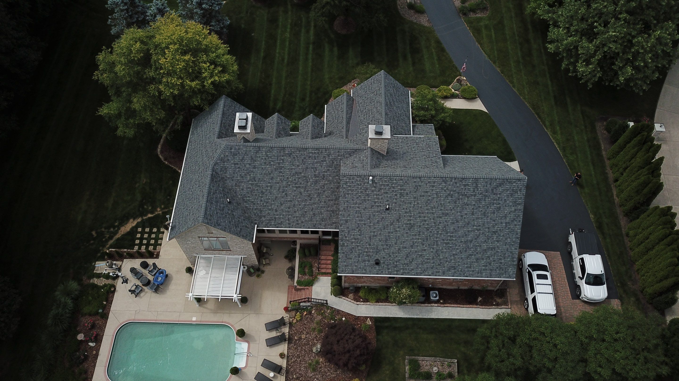 Residential Roofing Installation using Duration Series Shingles - Estate Gray by RoofX 