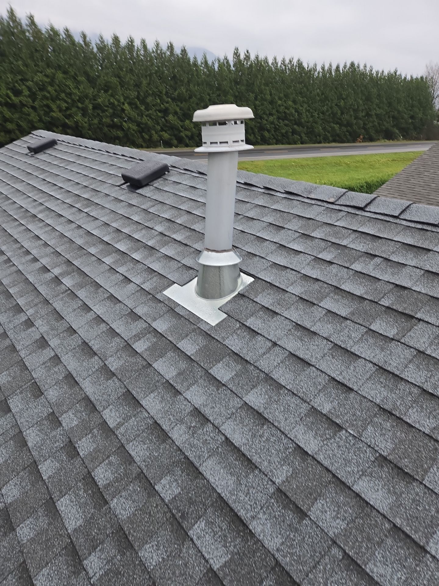 Residential Reroof Shingle - Pewter Grey by Top Notch Roofing Inc