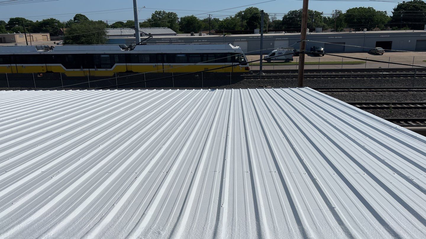 Foam & Metal Roof Restoration – Thermo Sensors (Garland, TX) by All Star Roofing LLC