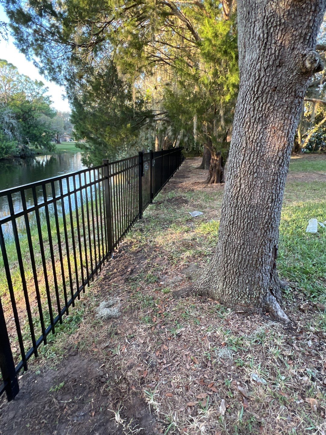 Sarasota, FL 4ft. Tall Black Aluminum & 4 ft. Tall Black Chain-link Fence by Asap fence and gates, LLC