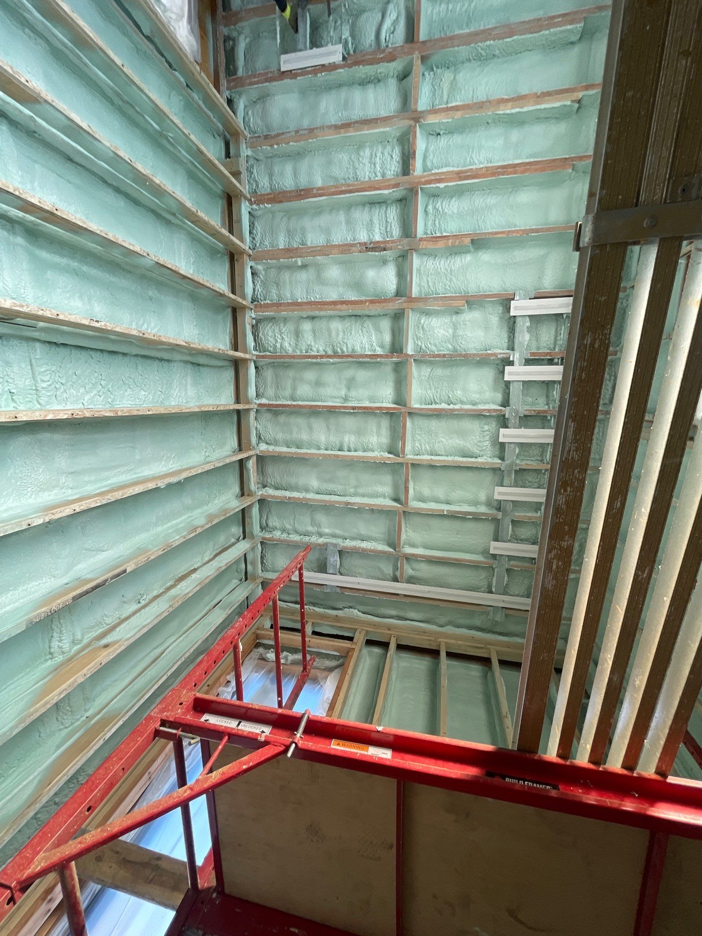 New Construction using Closed Cell Spray Foam by NYS Foam & Energy