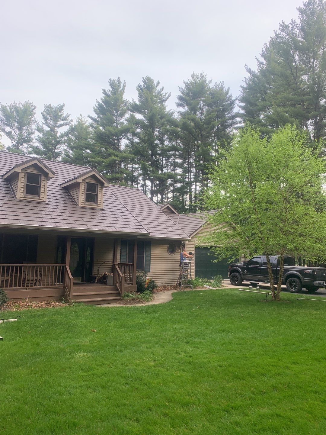 Residential Roofing Installation using Vic West Cedar Creek Shake by 4Ever Metal Roofing